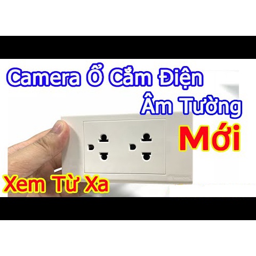 Camera Mini WiFi Ổ Cắm Điện 220V - Xem Trực Tiếp Từ Xa 4G Trên Điện Thoại, Full HD 1080P, Chất Lượng cao