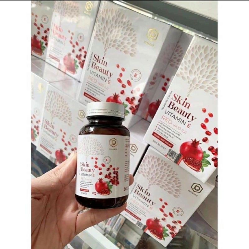 Viên uống Skin beauty Vitamin E Red