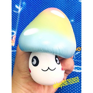 SQUISHY NẤM ĐỘI MŨ XANH (thaolinh950)