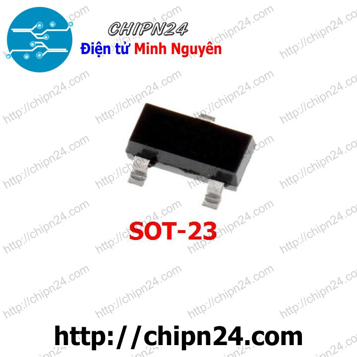 [5 CON] Transistor Dán FMMT493 (493) SOT-23 NPN 1A 100V (SMD Dán) (493)