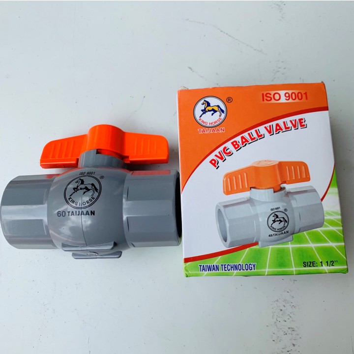 ( Phi 60 ) Van Khóa Nước Cao Cấp TAIJAAN Nhựa PVC