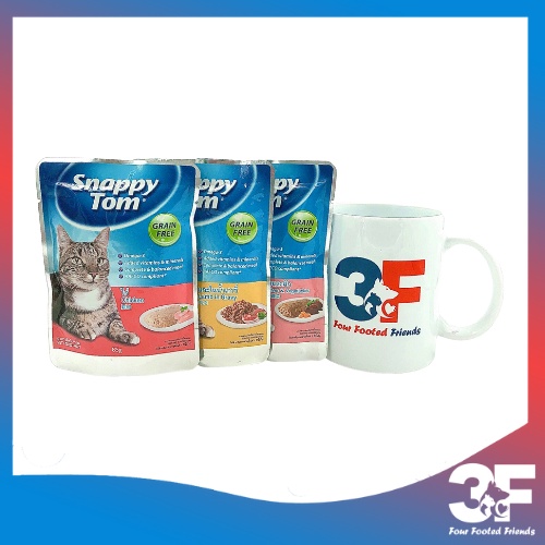 Pate Thức Ăn Ướt Snappy Tom Cho Mèo Trưởng Thành - Gói 85G