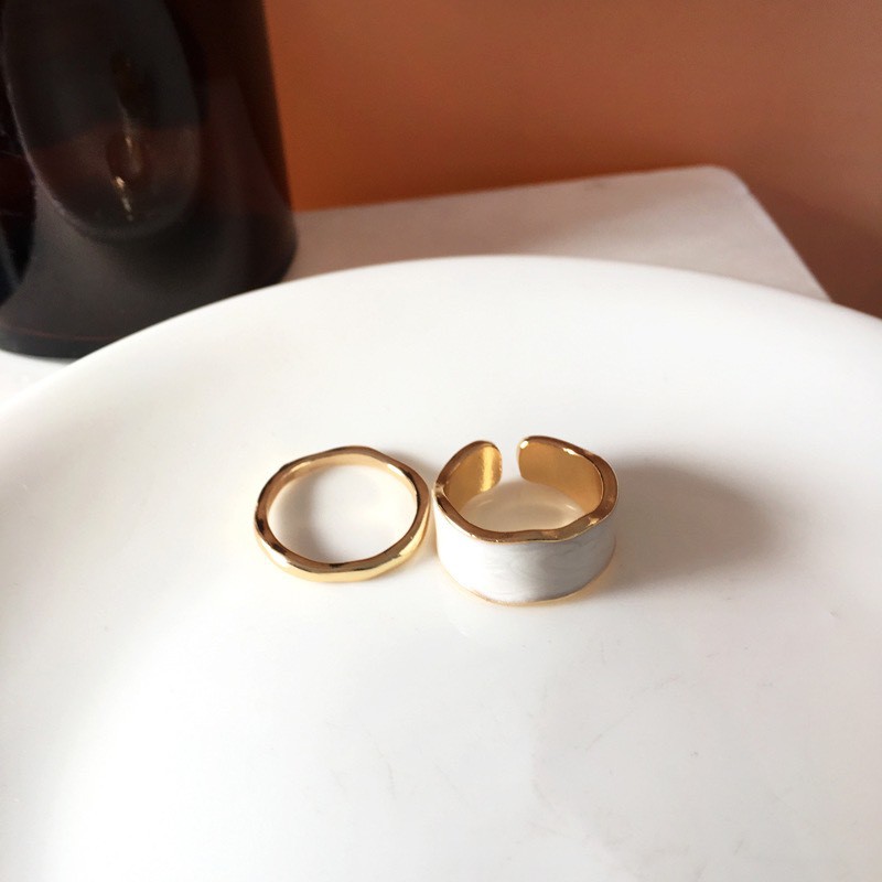 Set 2 nhẫn cá tính NB08 Maycorner