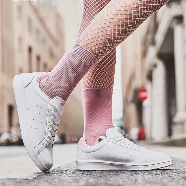 Giày sneaker Lining gót xanh sz 37