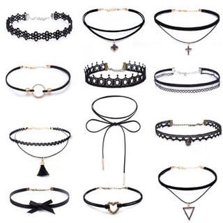 Set vòng cổ choker 12 dây