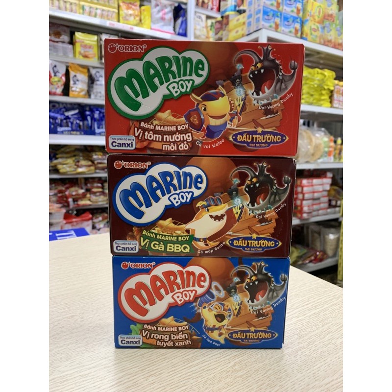 Bánh MARINE BOY, JUNGLE BOY ORION hộp 35G