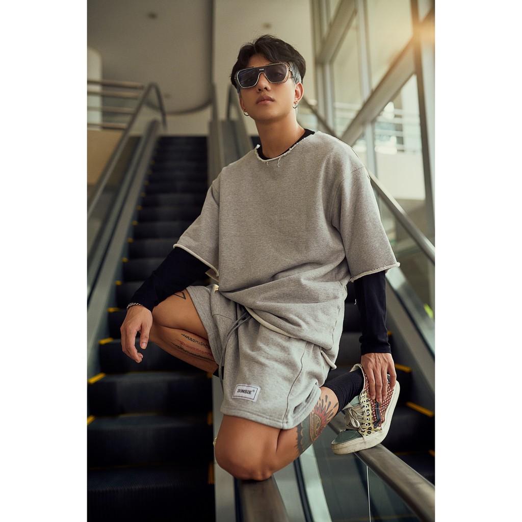 Bộ ZOMBIE® Short Sleeve Tee In Gray