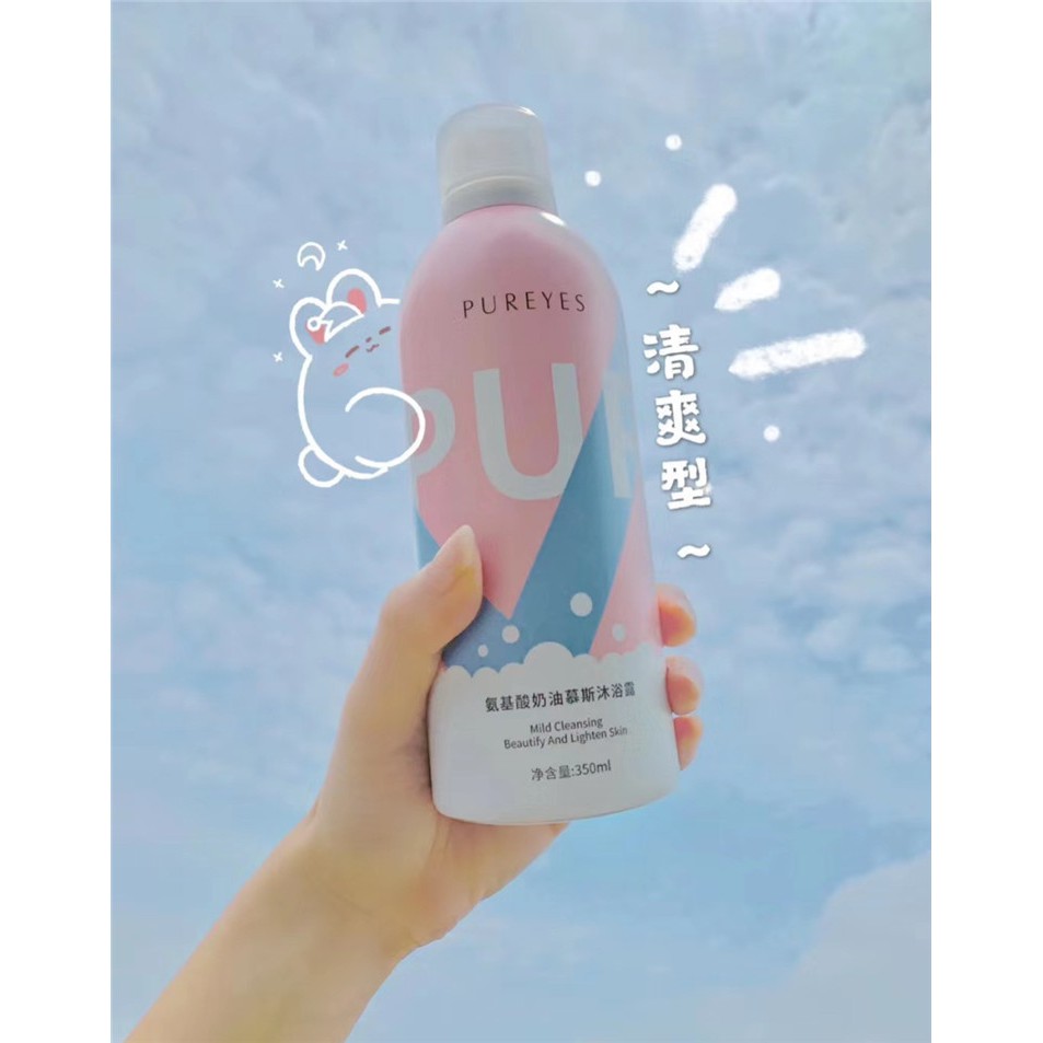 Sữa tắm dạng bọt Pureyes PE69 dưỡng trắng da