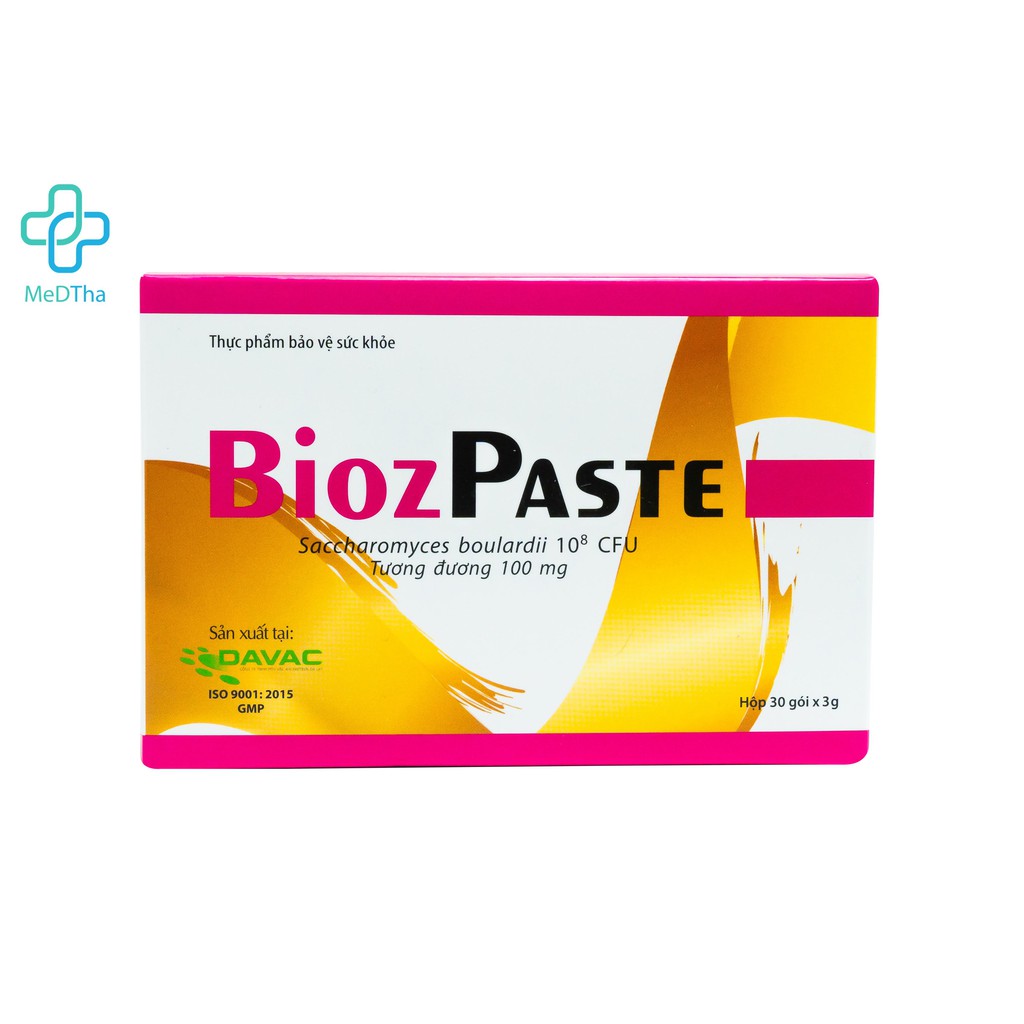 Men tiêu hóa BiozPaste - Cân bằng hệ vi sinh đường ruột, điều chỉnh rối loạn tiêu hóa - Viện Pasteur Đà Lạt (DAVAC)