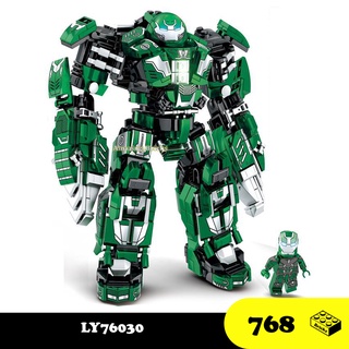 Đồ chơi Lắp Ráp Siêu anh hùng Hulkbuster MK26, LY76030 Marvel Ironman, Xếp hình thông minh [768 Mảnh ghép]