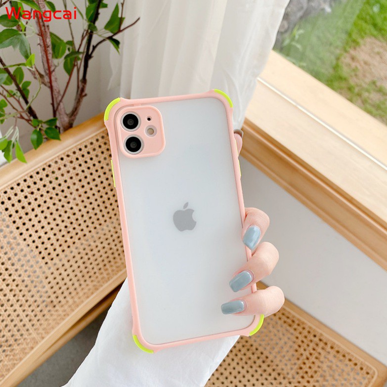 Ốp điện thoại trong suốt chống sốc thời trang cho IPHONE 12 MINI 12 11 PRO MAX XS MAX XR X 7 8 PLUS