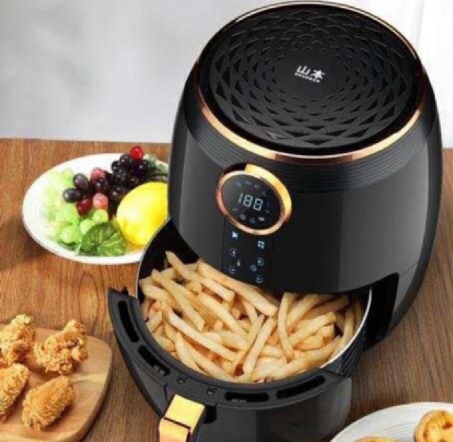NỒI CHIÊN KHÔNG DẦU HÃNG SHANBEN 6898 ĐIỆN TỬ 6 LÍT SIÊU SỊN