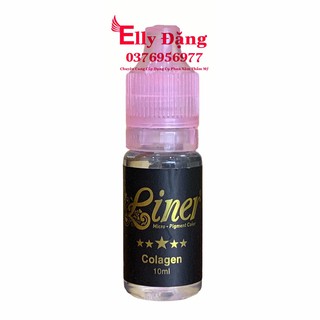 Kích màu môi collagen, Collagen liner phủ bóng giúp mực bám màu nhanh đi mịn hơn cung cấp Elly Đặng dụng cụ phun xăm