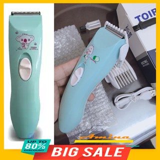 Tông Đơ Cắt Tóc Cho Bé Toir (Kích thước 18*5Cm) Kèm Phụ Kiện