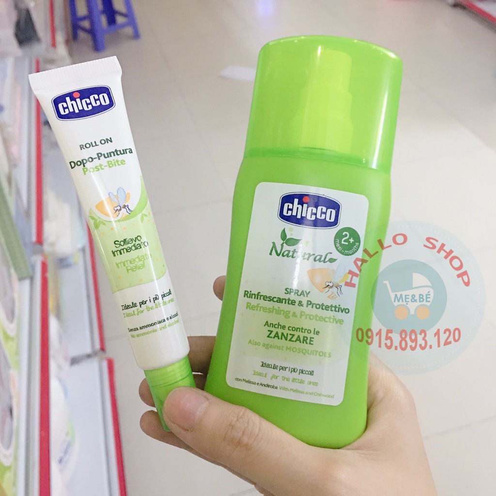 Xịt chống muỗi Chicco 100ml