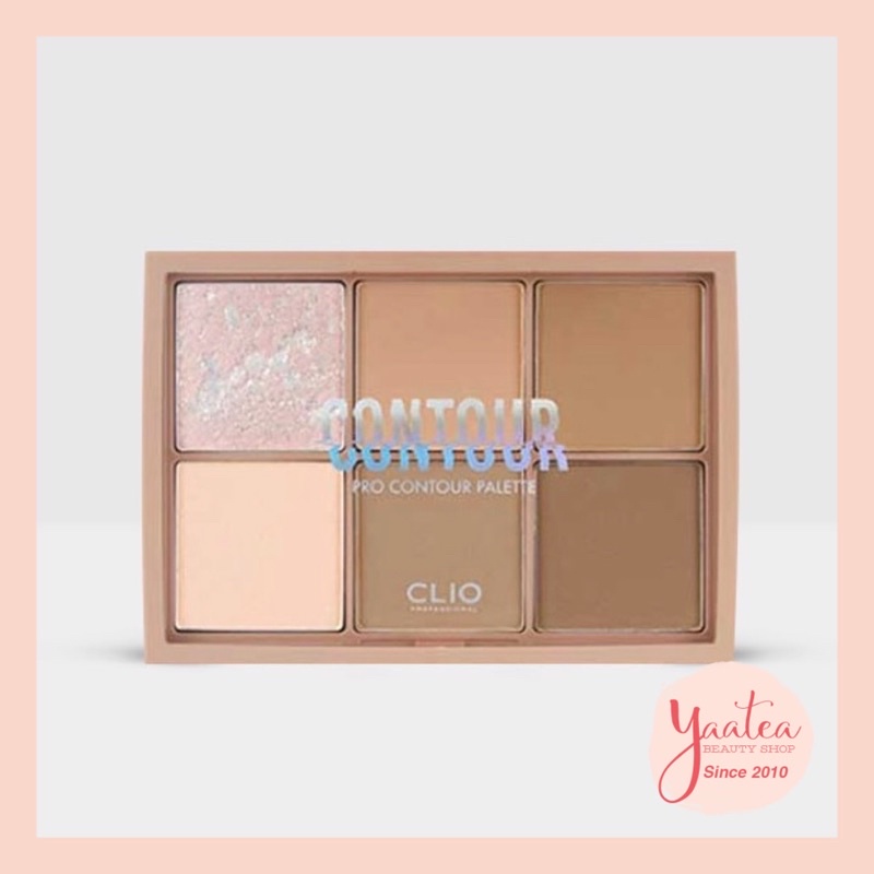 Bảng phấn tạo khối Clio Pro Contour Palette Mute Hazel 3.3gx6 | BigBuy360 - bigbuy360.vn