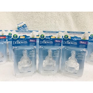Núm ti Dr Brown cổ hẹp level 1, 2, 3, 4 nhập Mỹ