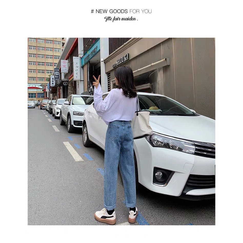 [ HOT KINH ĐIỂN!!! ] QUẦN BAGGY JEAN NỮ CAO CẤP NITI ỐNG SUỐNG PHONG CÁCH NGẦU CỰC ĐẸP-KCSNL12358