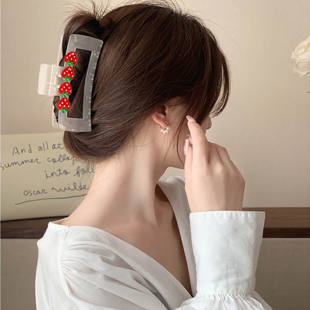 Kẹp tóc HAIMEIKANG hình chữ nhật thời trang cho nữ