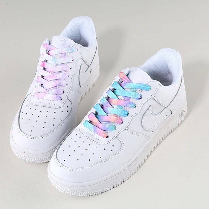 Dây Giày Co Giãn Màu Gradient, Dây giày Thể Thao Nhiều Màu