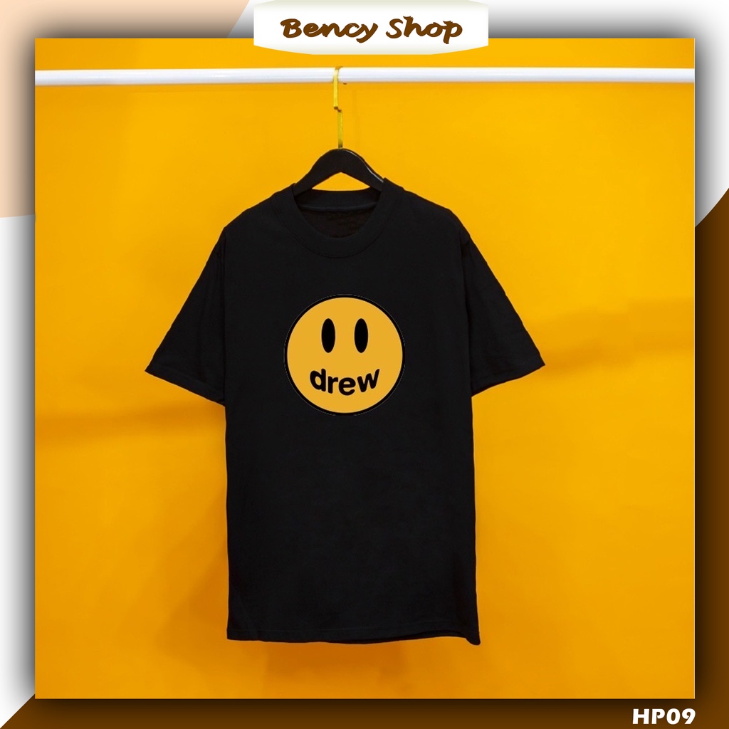 Áo phông DREW House Mặt cười Bencyshop , Áo thun unisex nam nữ form rộng  oversize chất liệu Cotton