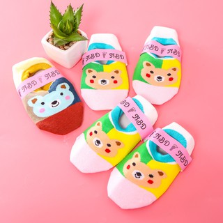đôi tất hài in hình ngộ nghĩnh cho bé yêu