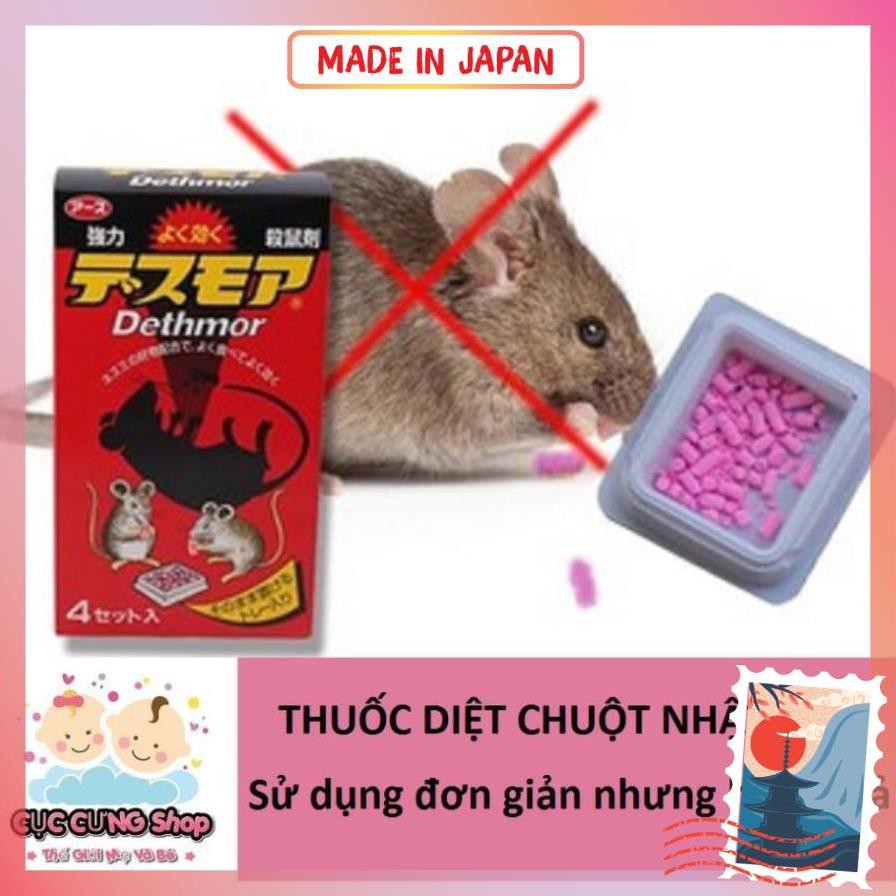 [NỘI ĐỊA NHẬT] Thuốc Diệt Chuột DETHMOR | Viên Diệt Chuột Nội Địa Nhật Bản