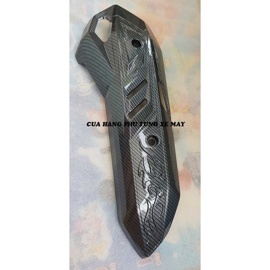 Ốp pô xe AirBlade 2020 cacbon