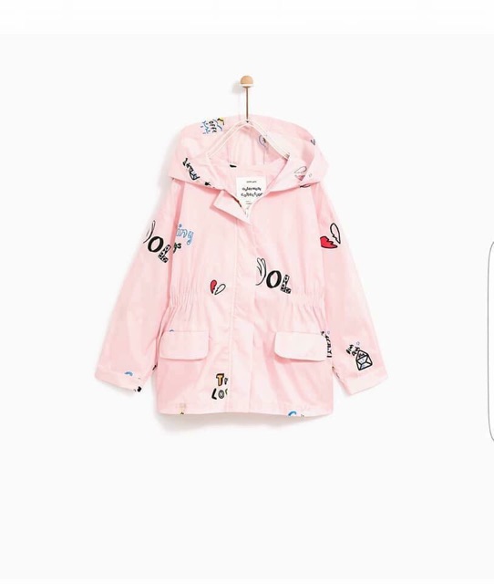 Áo khoác gió 2 lớp Zara Girls