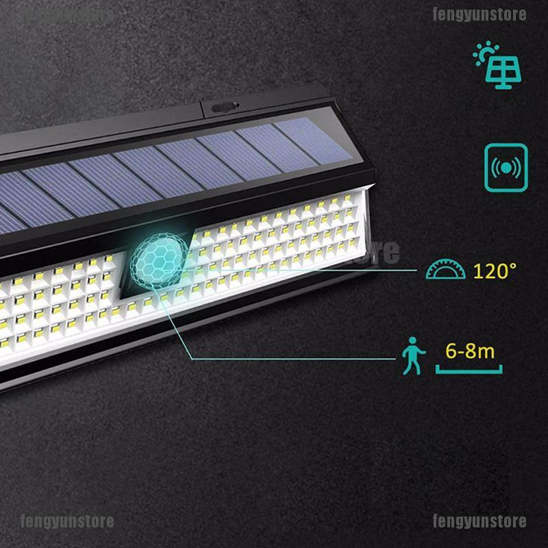 Đèn LED năng lượng mặt trời cảm biến chuyển động 118 / 180 bóng