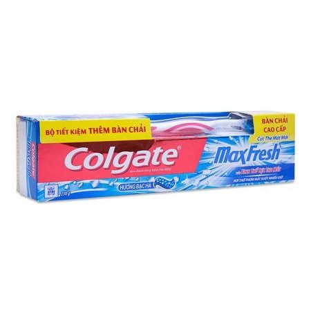 (TẶNG KÈM BÀN CHẢI CAO CẤP) KEM ĐÁNH RĂNG COLGATE MAXFRESH 230G PHIÊN BẢN GIỚI HẠN