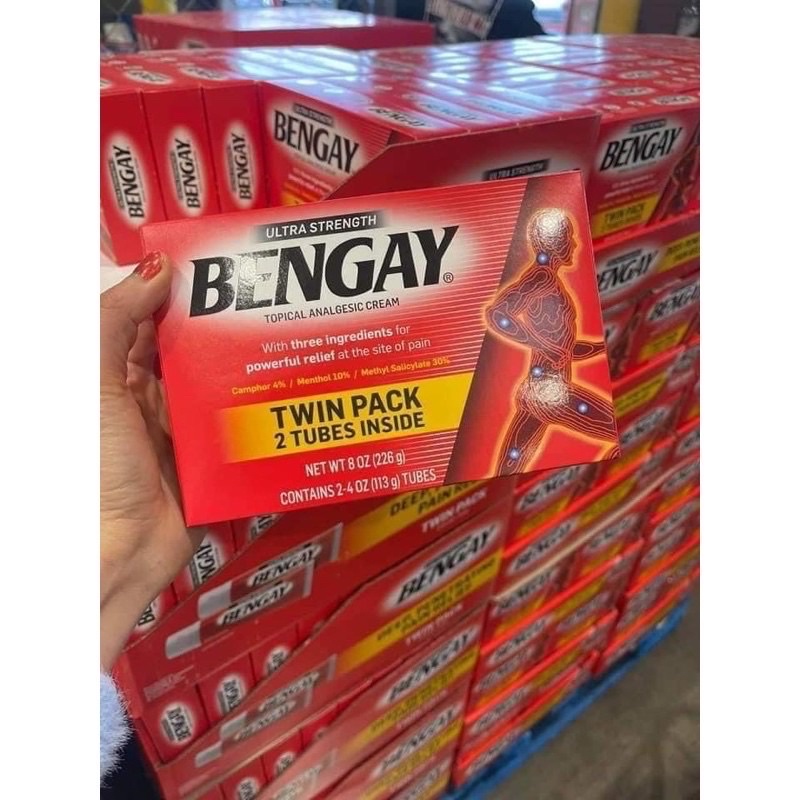Dầu nóng Ultra Strength Bengay - Hộp 2 tuýp 113g x 2