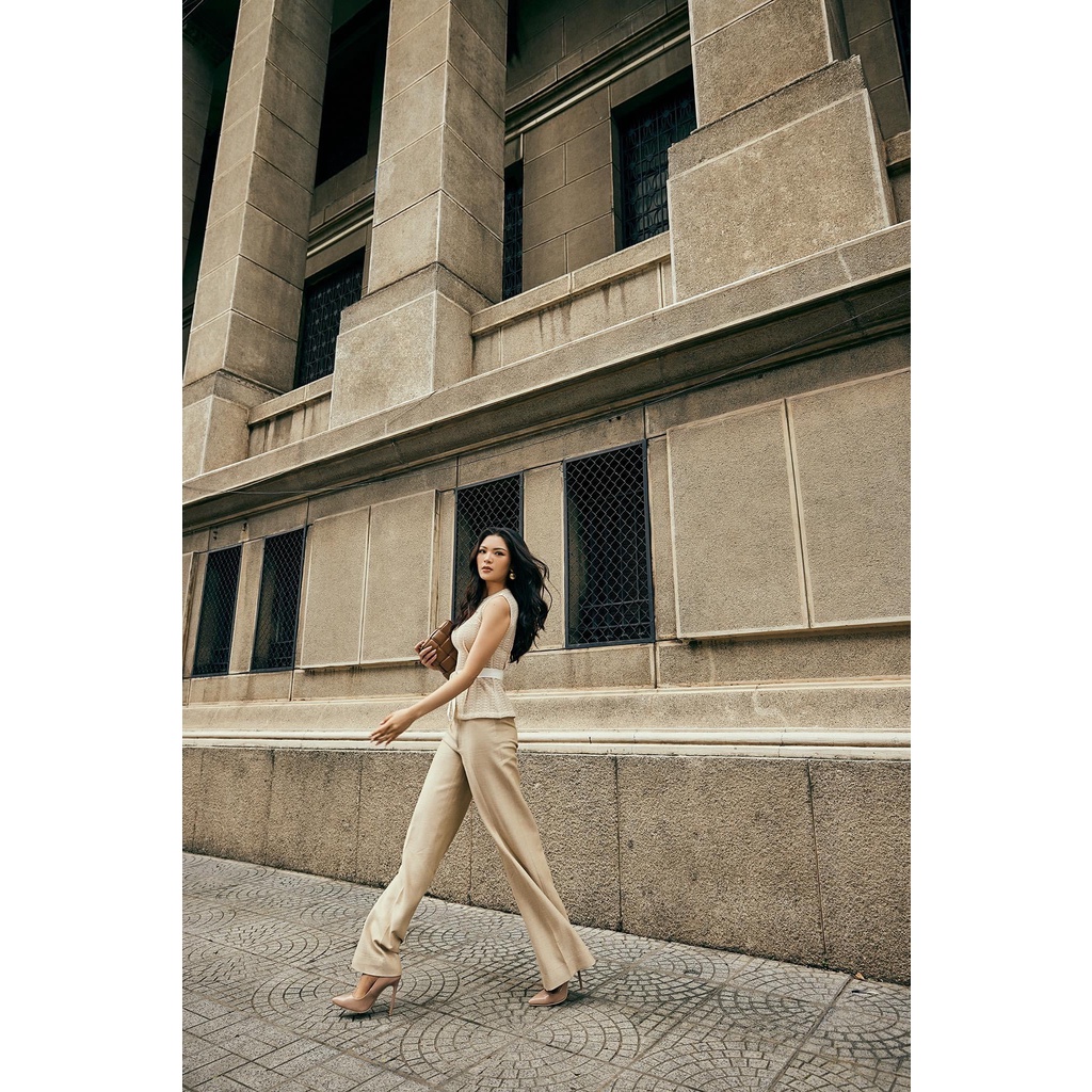 Giày pump cao gót nude bóng, chất liệu êm chân, cao 7-9-11cm