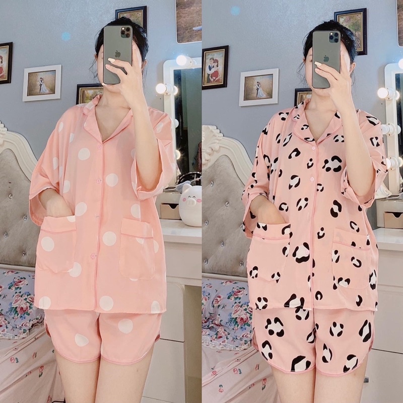 Bộ Cánh Dơi Pizama Vải Cao Cấp Hoạ Tiết Mới