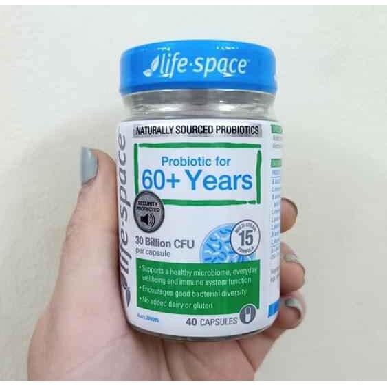 Men Vi Sinh Úc Cho Người Lớn Life Space Probiotic 60+