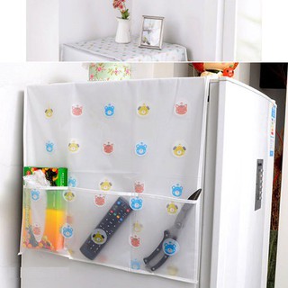 TẤM PHỦ TỦ LẠNH CÓ Ô ĐỂ ĐỒ