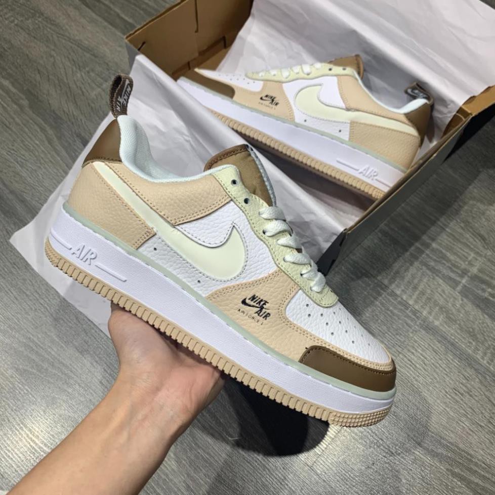 Giày A.F.1 Trắng Nâu Utility White Cream Brown Khaki | BigBuy360 - bigbuy360.vn
