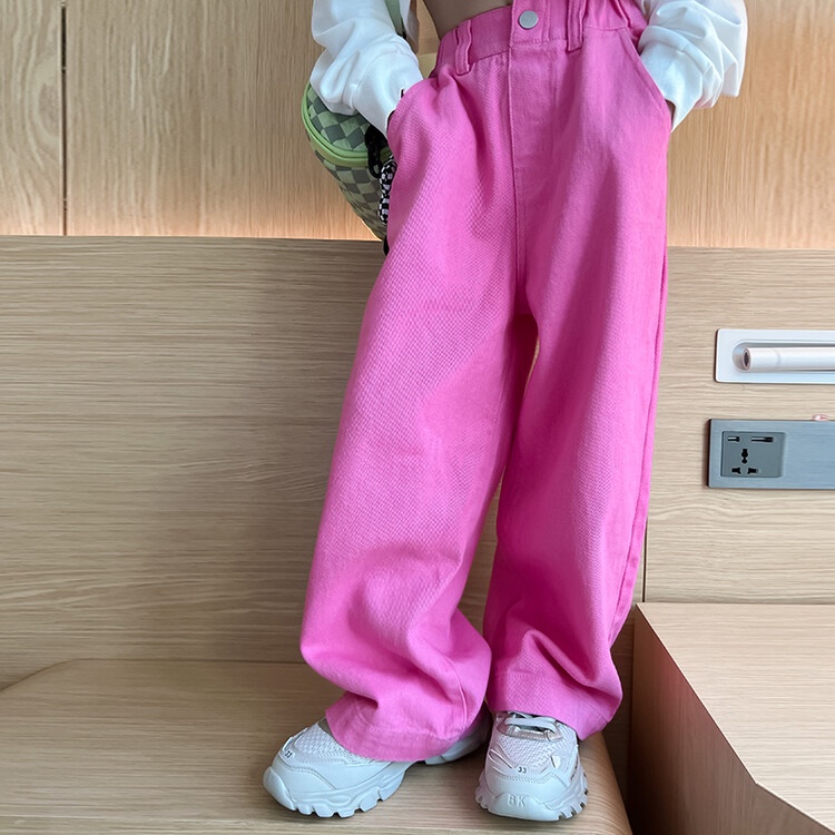 Bộ Đồ Thể Thao Áo Thun Tay Dài Phối Quần Dài Thời Trang Xuân Thu Cho Bé Gái 5-6 Tuổi 7-8 Tuổi 9-10 Tuổi