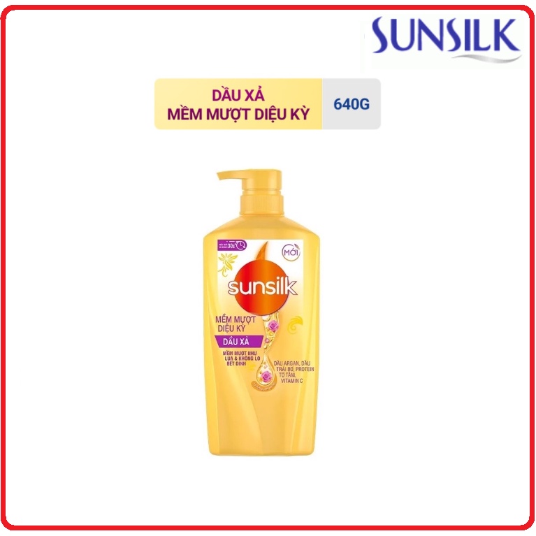 Dầu Xả SUNSILK 640g ( Mẫu Mới )