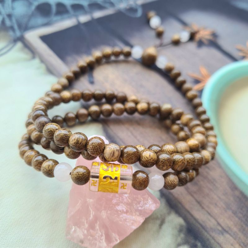 Chuỗi Vòng Tay 108 Hạt Mix Lu Thống Tặng Hộp Gấm - N92 | BigBuy360 - bigbuy360.vn