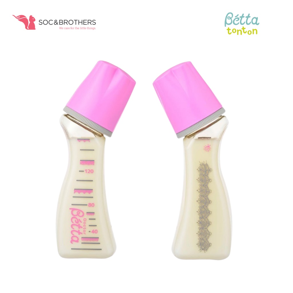BÌNH SỮA PPSU DR.BETTA BRAIN S2-LACE 120ML