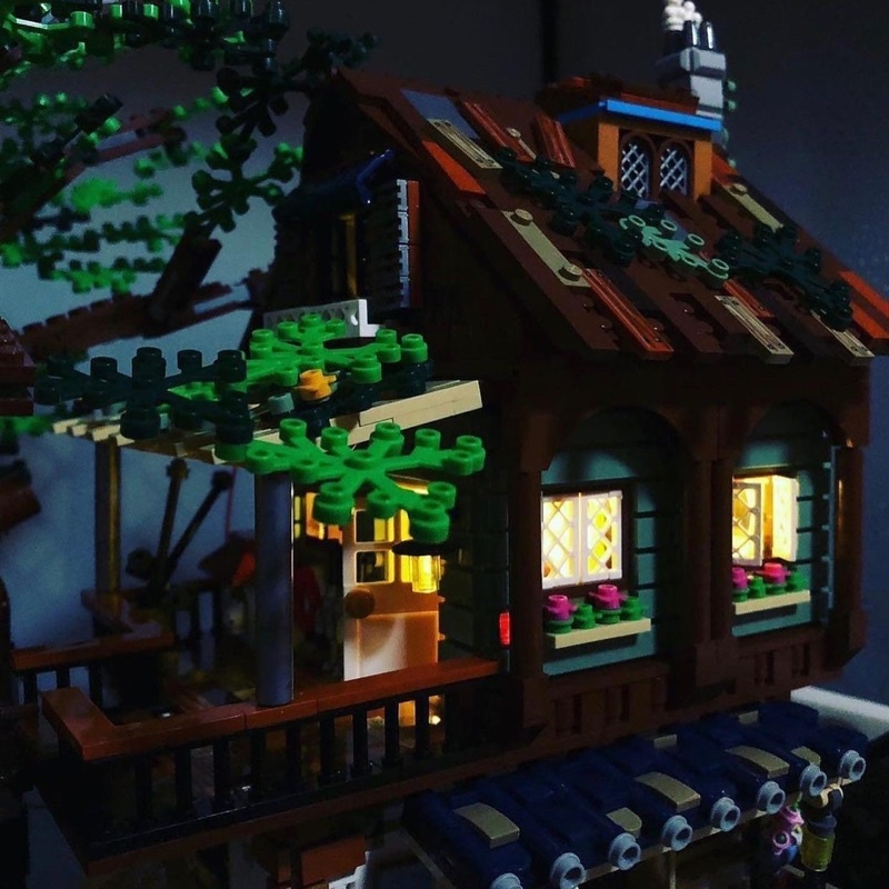 Đồ chơi mô hình xếp hình lắp ráp Ngôi Nhà Trên Cây by Lo/Z Nanoblocks