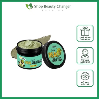  Mặt nạ đất sét tươi chiết xuất bạc hà I'm The Real Shrek Pack của Olive Young 