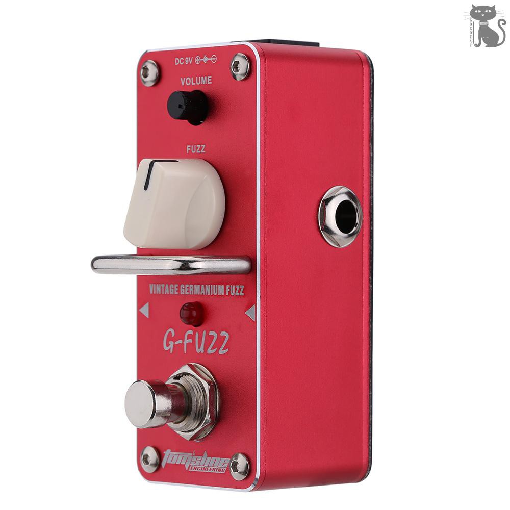 COD☆ AROMA AGF-3 G-FUZZ Vintage Germanium Fuzz Guitar Effect Pedal Mini Analogue with True Bypass