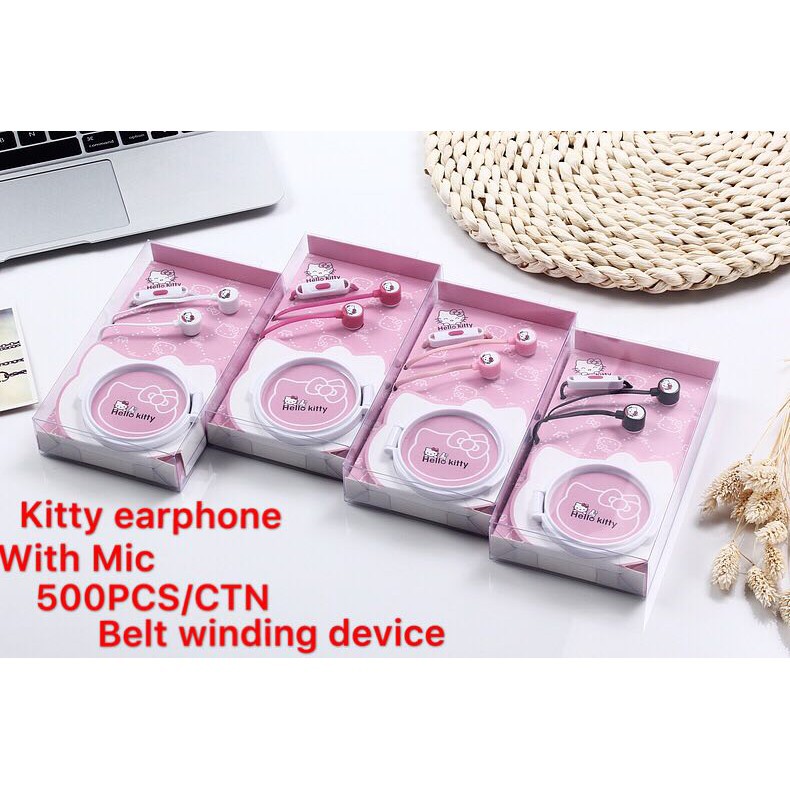 [muatatcavn] Tai nghe điện thoại Hello kitty buvip