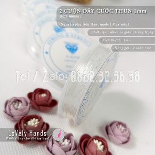2 Cuộn dây cước thun 1mm