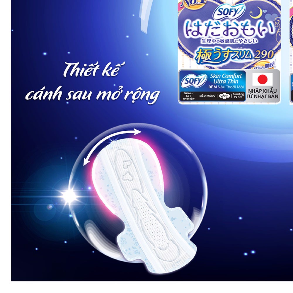 Băng Vệ Sinh Sofy Sport Siêu Mỏng Nhẹ Có Cánh - 8 Miếng [che tên sản phẩm khi giao hàng]