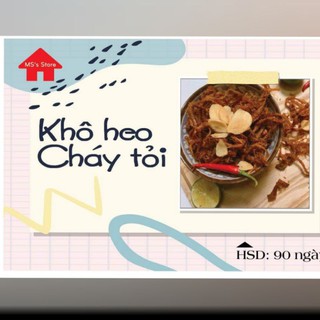 1kg Heo Khô Cháy Tỏi Tứ Xuyên MS's Store
