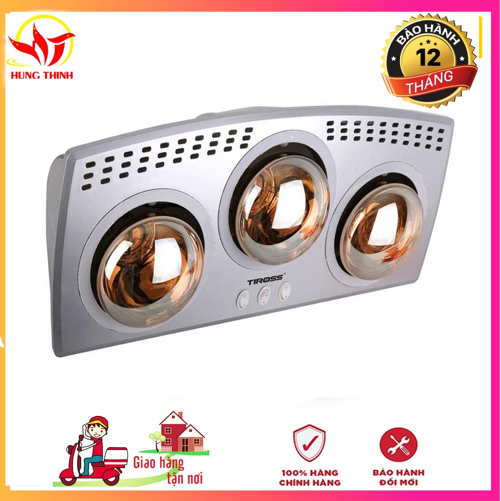 Đèn sưởi nhà tắm Tiross TS9292, 825w