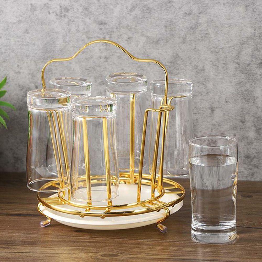Giá Kim Loại Phơi Ráo Cốc Nước Đa Năng Hiệu Kat1 Đứng